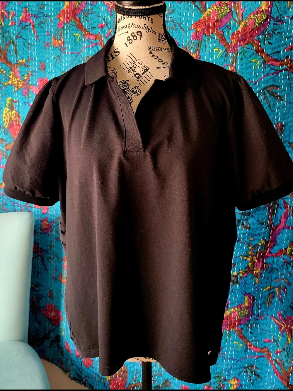 Tommy Hilfiger Black Short Sleeve Polo Tee